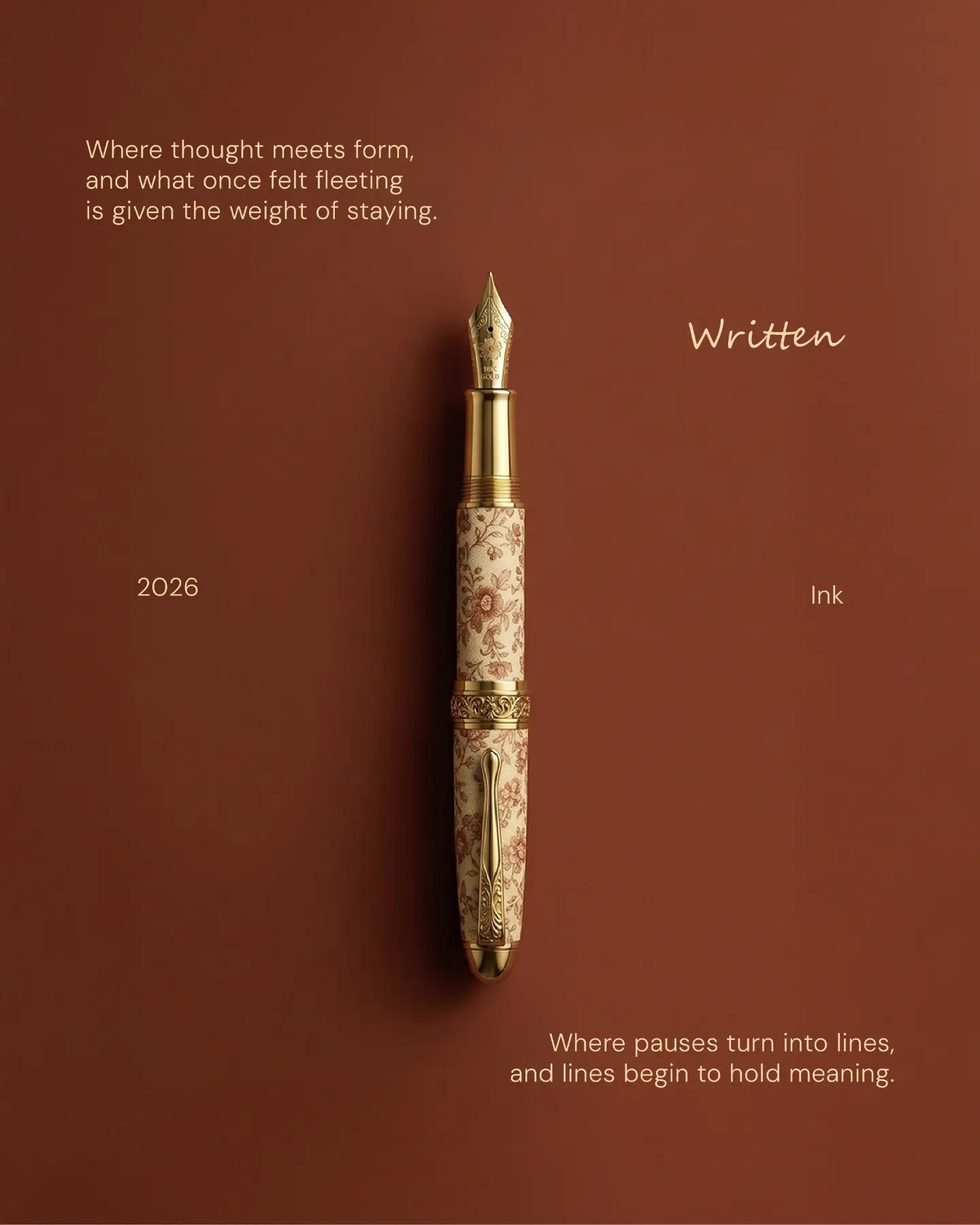 An atmospheric image evoking a handwritten correspondence